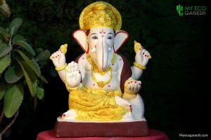 Eco friendly haldi Ganesha 