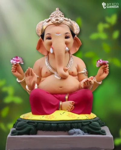 Eco Clay Ganesha Idol 6