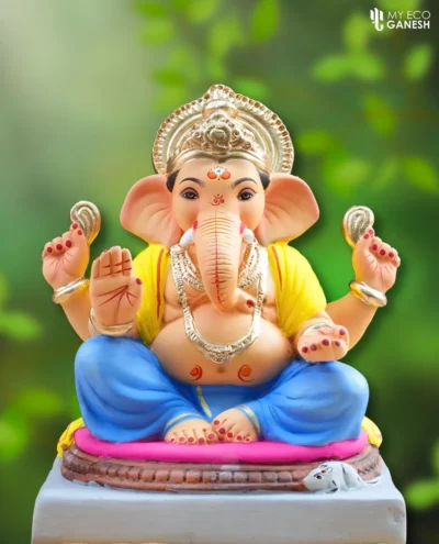Eco Friendly Ganesha Idols 48